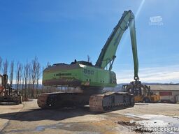 Sennebogen 850R with hydraulic rotating grapple