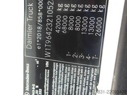 MERCEDES-BENZ AROCS 4151, 8X6, MEILLER, BORDMATIC, AHK