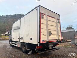 DAF CF75.310 4x2 box truck with full side opening. Onl