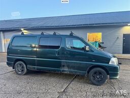 Toyota Hiace with interior shelving