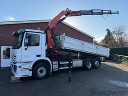 Mercedes-Benz Actros 2536 / 6X2 / Kipper/Kraan / Palfinger PK...