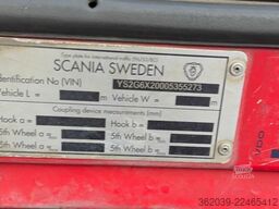 SCANIA G-410 6X2 SILOWAGEN VOLLUFT LIFT GELENKTE HINTER