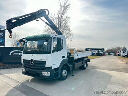 MERCEDES-BENZ Atego 824 MEILLER Kipper Kran Greifer AHK