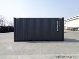 20 Fuß High Cube Seecontainer / RAL 7016 Lagercontainer / Anthrazit / one Way