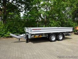 Möslein TTD11 weiß  neuer Tandem 3- Seitenkipper Tieflader-- Neufahrzeug --
