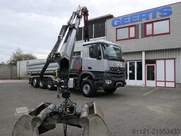 Mercedes-Benz Arocs 3643 | 8X4 Tridem | 3 Side Tipper | Fassi...