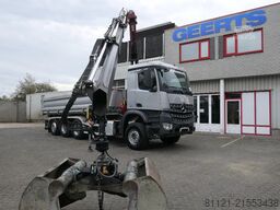 Mercedes-Benz Arocs 3643 | 8X4 Tridem | 3 Side Tipper | Fassi...