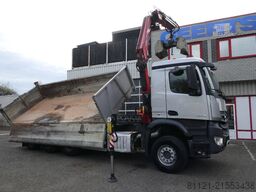 Mercedes-Benz Arocs 3643 | 8X4 Tridem | 3 Side Tipper | Fassi...
