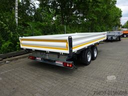 Möslein TTD 11 Weiß  neuer Tandem 3- Seitenkipper Tieflader-- Neufahrzeug --