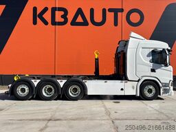 Scania G 410 8x4*4 CNG! / HIAB XR 21 ton / L=5600 mm /...
