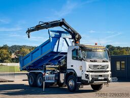 VOLVO FMX 410 Kipper 5,00 m HIAB 122 HIDUO FUNK * 6x4