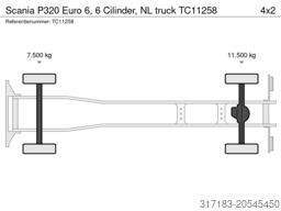 Scania P320 Euro 6, 6 Cilinder, NL truck