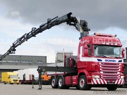 SCANIA R500 Pritsche Kran Palfinger Lift-/Lenkachse Eu5