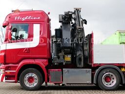 SCANIA R500 Pritsche Kran Palfinger Lift-/Lenkachse Eu5