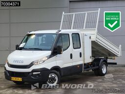 Iveco Daily 35C14 Dubbel Cabine Open Laadbak met Kist...