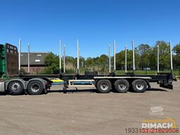 Fliegl 3 x 3 asser - luchtvering - BPW assen - houtrou...