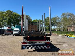 Fliegl 3 x 3 asser - luchtvering - BPW assen - houtrou...