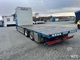 Mercedes-Benz Actros 6x2 flatbed truck w/ 2012 konar 2 axle flat