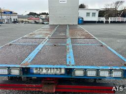 Mercedes-Benz Actros 6x2 flatbed truck w/ 2012 konar 2 axle flat