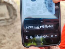 Liebherr R 954 B with long demolition boom (28m), standard boom and bucket