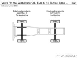Volvo FH 460 Globetrotter XL, Euro 6, / 2 Tanks / Spe...