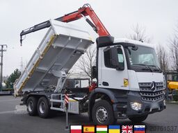 Mercedes-Benz Arocs 2636 6x4 / 2-way tipper / Fassi