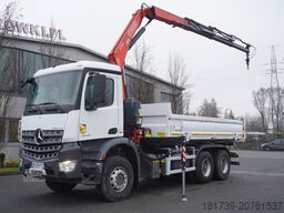 Mercedes-Benz Arocs 2636 6x4 / 2-way tipper / Fassi