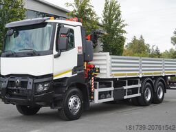 Renault K380 6x4 / FASSI F175 crane 7.85 t