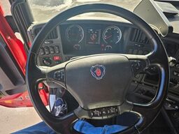 SCANIA G410 Volumen, Edscha, Hubdach+Tandemhänger