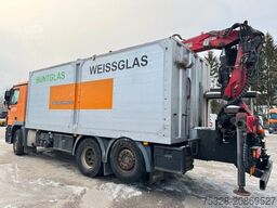 MERCEDES-BENZ Actros 2541 6X2 Glas/Schrott Transporter Kran