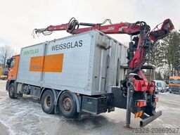 MERCEDES-BENZ Actros 2541 6X2 Glas/Schrott Transporter Kran