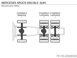 Mercedes-Benz AROCS 2553 BLS -6x4H