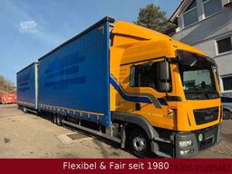 MAN 12.220 Hochdach 7,75+7,75m=120m³+H&W Anhänge