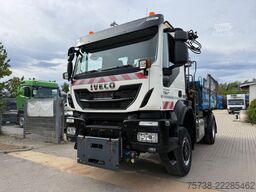 IVECO Trakker 330 4x4 Meiller Kipper+Hiab 088B-2 Funk