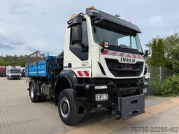 IVECO Trakker 330 4x4 Meiller Kipper+Hiab 088B-2 Funk