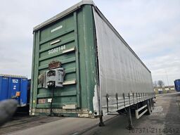 FREUHAUF T39B 3 AXLE CURTAINSIDE |OPEN ROOF | BPW AXLES.