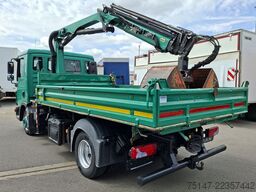 MAN TGL 8.220 4x2 Meiller Kipper Kran Greifer Funk