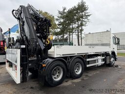 Volvo FM 300 6x4 + (25.8m!) PRITSCHE + KRAN HIAB 245 ...