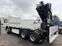 Volvo FM 300 6x4 + (25.8m!) PRITSCHE + KRAN HIAB 245 ...