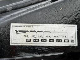 Volvo FM 300 6x4 + (25.8m!) PRITSCHE + KRAN HIAB 245 ...