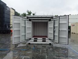 10/ 8/6 Fuß Set Baucontainer / Lichtgrau Minicontainer/Containerset/Self Storage