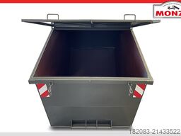 Monza 10 m³ - Absetzmulde - Stahldeckel