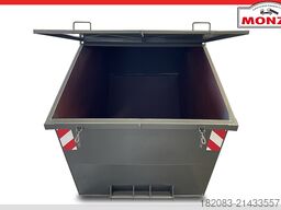 Monza 7 m³ - Absetzmulde - Stahldeckel