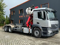 MERCEDES-BENZ ACTROS 2546 6x2 Abrollkip Kran Palfinger Q150Z95