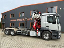 MERCEDES-BENZ ACTROS 2546 6x2 Abrollkip Kran Palfinger Q150Z95