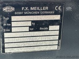 MERCEDES-BENZ ACTROS 2546 6x2 Abrollkip Kran Palfinger Q150Z95