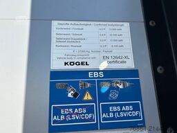 KöGEL SN24 TAUTLINER, PALETTENKASTEN, SAF-ACHSEN