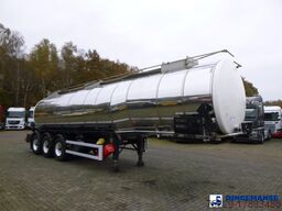 Crane Fruehauf Chemical tank inox 32.8 m3 / 1 comp