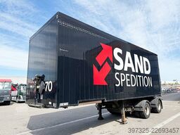 Kel-Berg 2 axle Link Box trailer / Link-Kofferauflieger