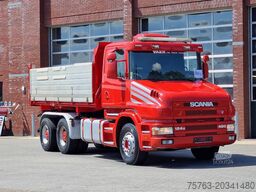 Scania T124-420 6x4 - Tipper - Retarder - Full steel -...